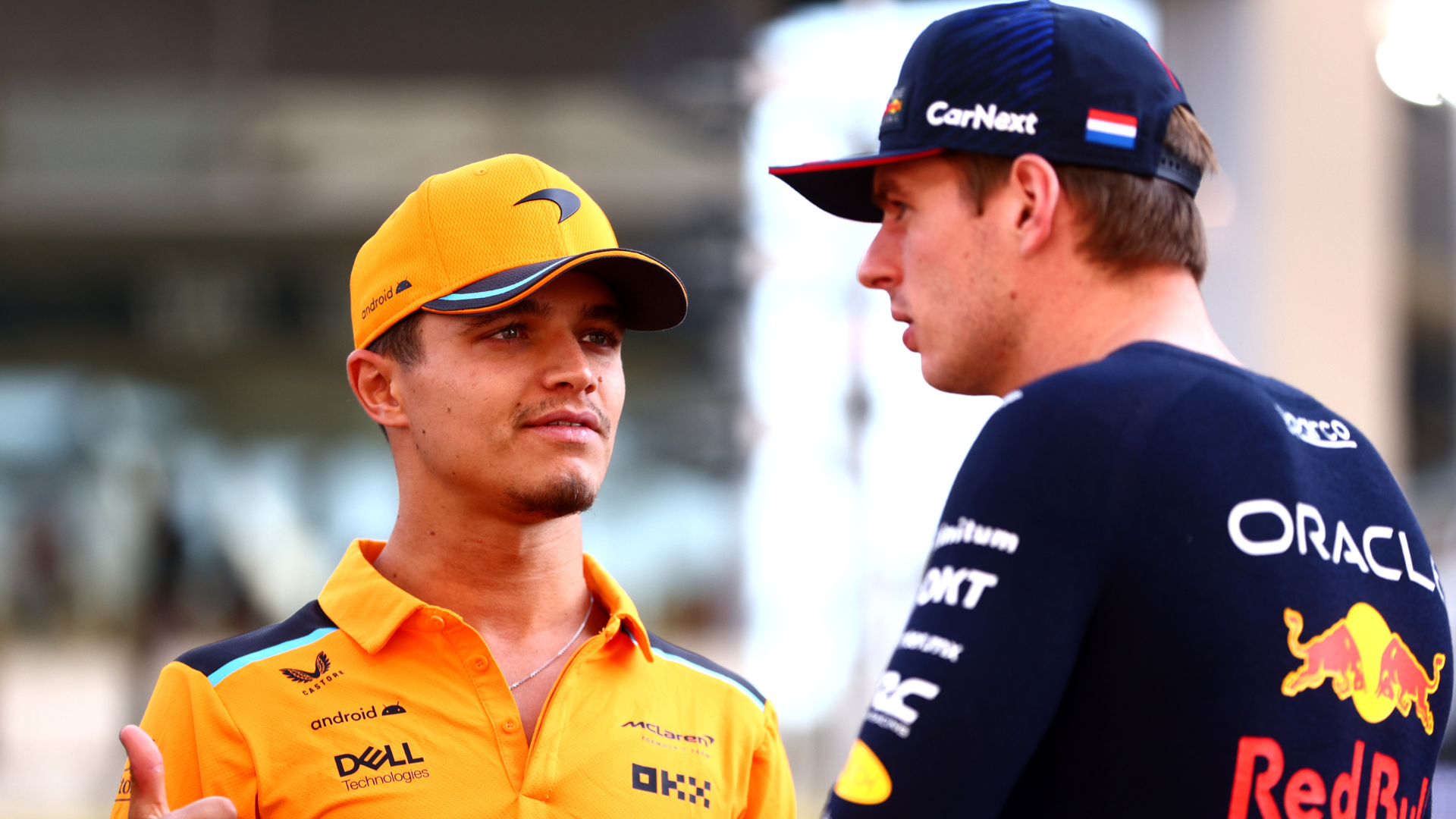 Lando Norris and Max Verstappen