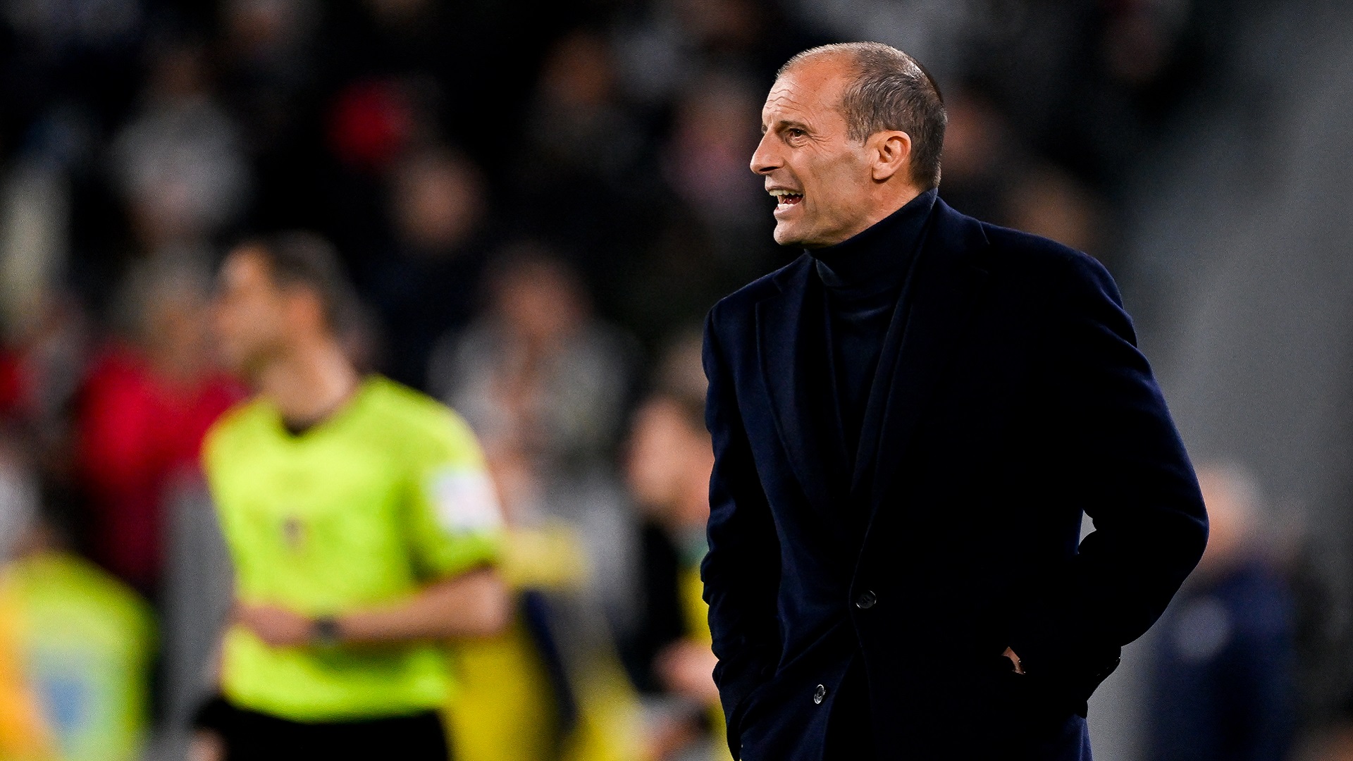 Allegri in Juventus-Inter di Coppa Italia