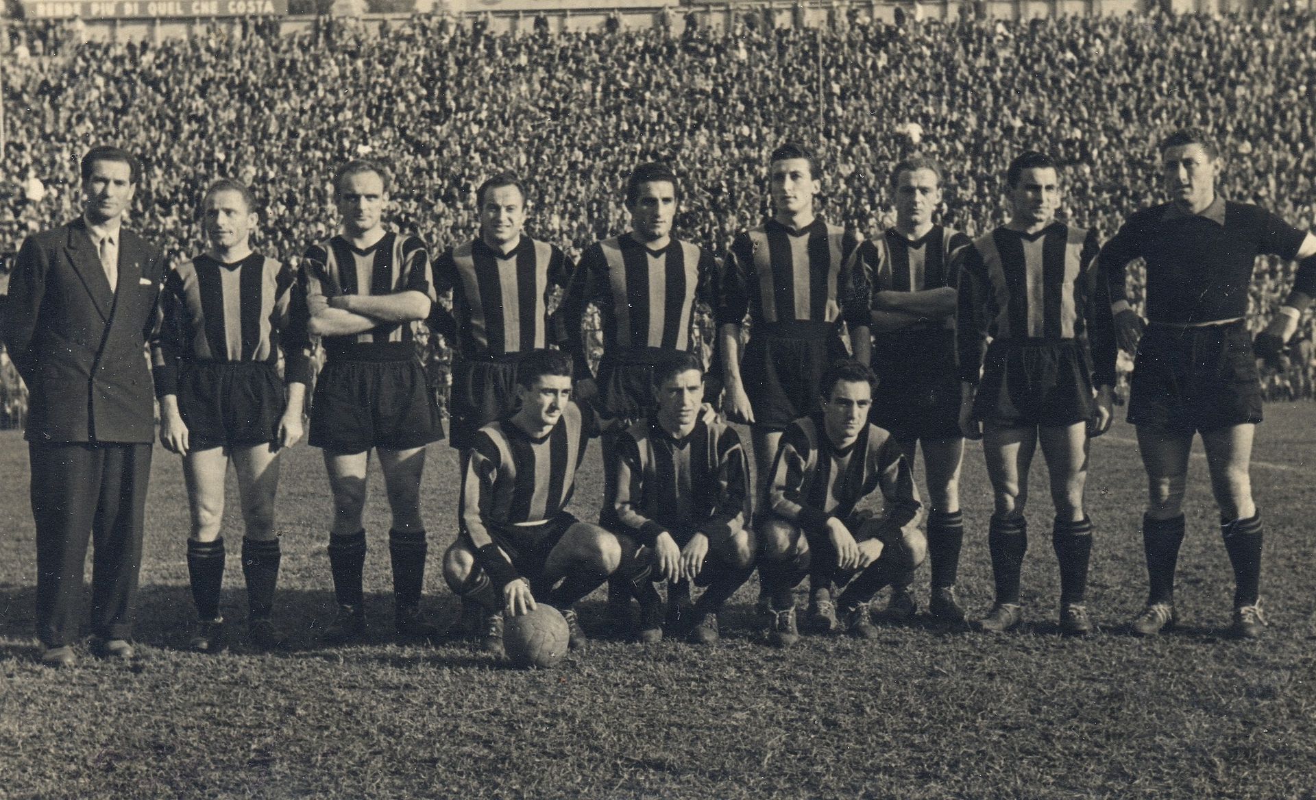 Formazione dell'Atalanta nella stagione 1949/1950