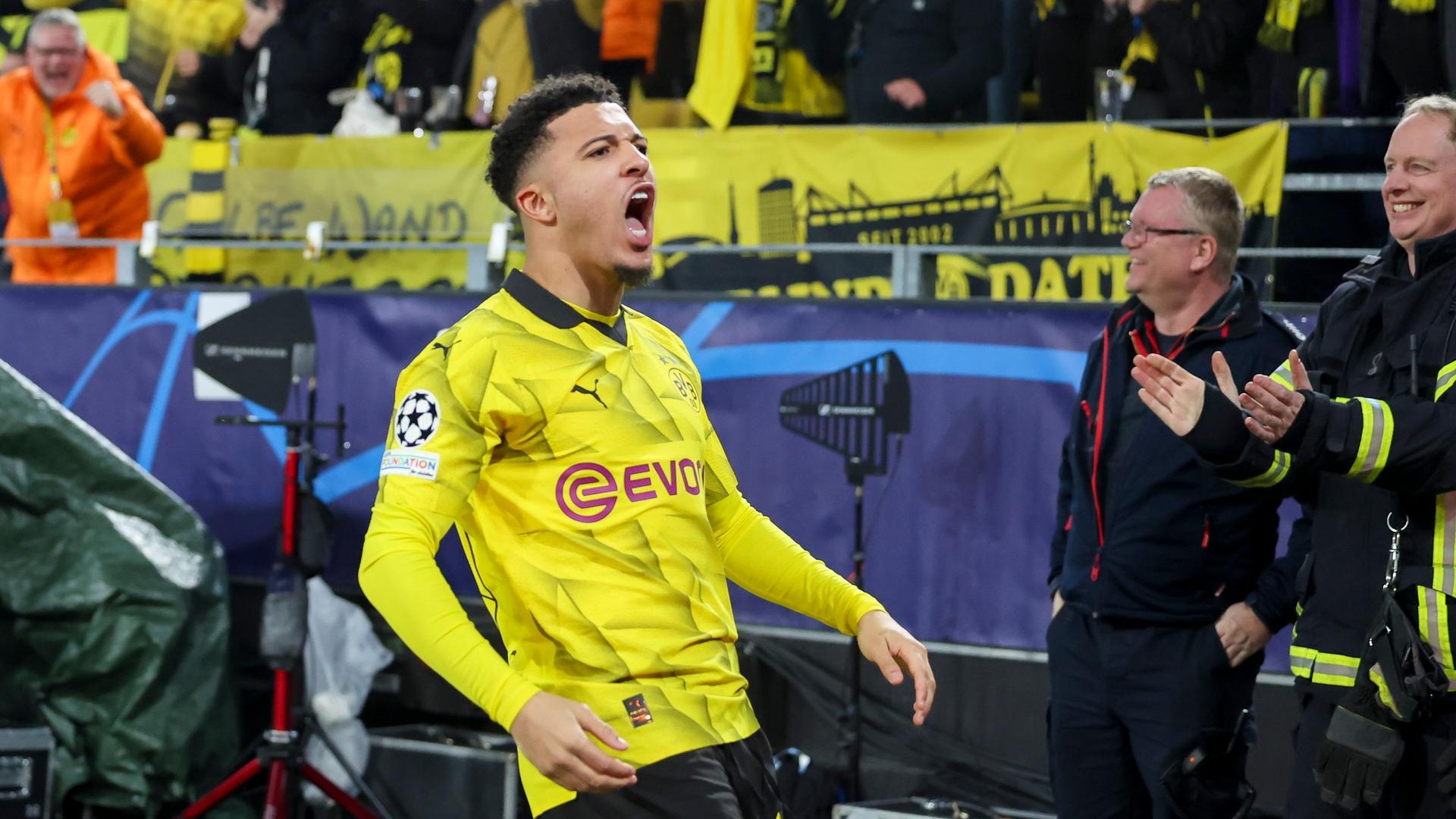 Borussia Dortmund BVB Champions League Jadon Sancho 13032024