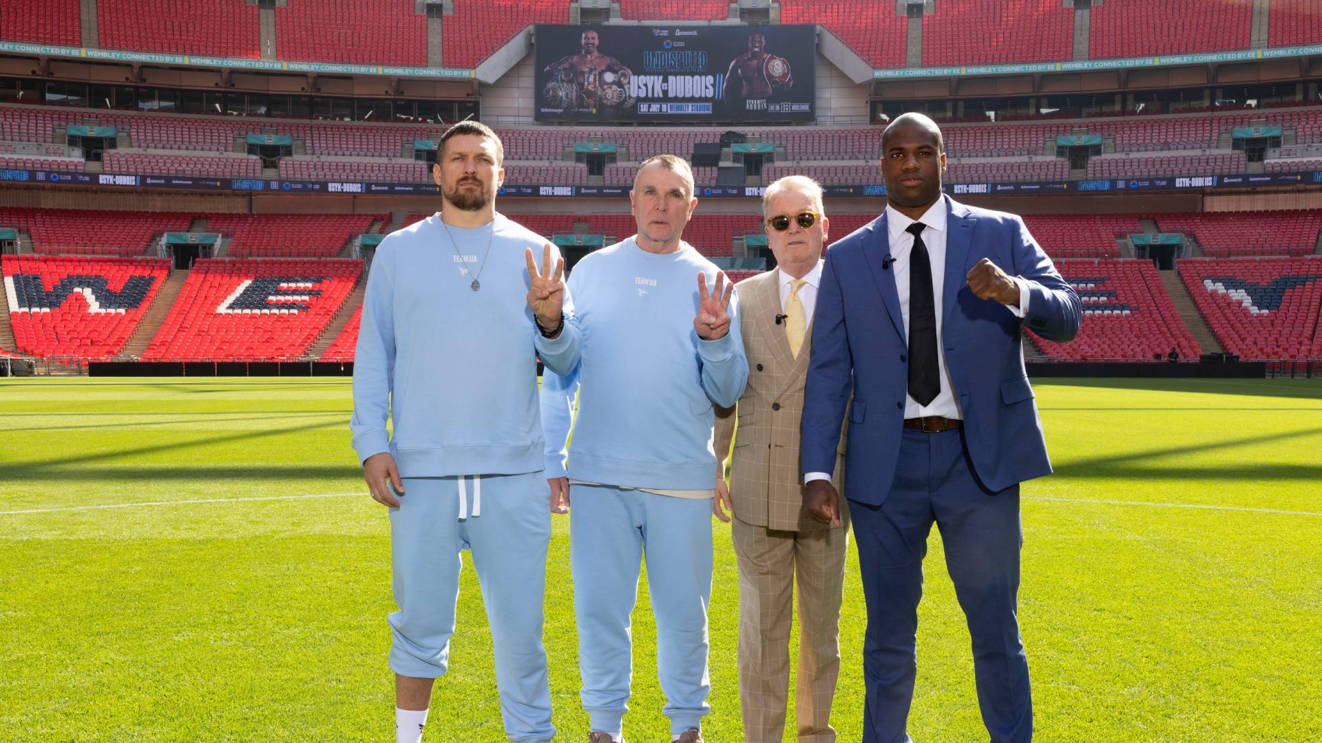 Oleksandr Usyk an Daniel Dubois at Wembley