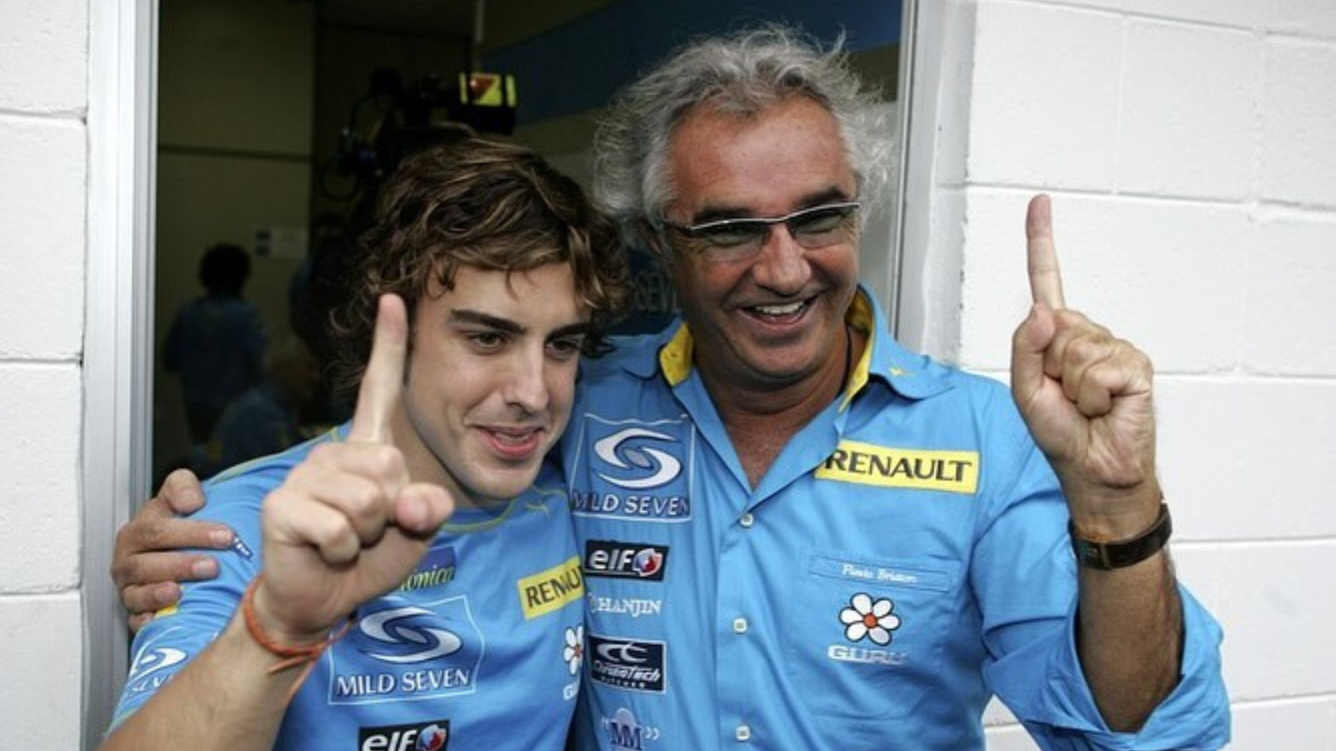Fernando Alonso y Flavio Briatore