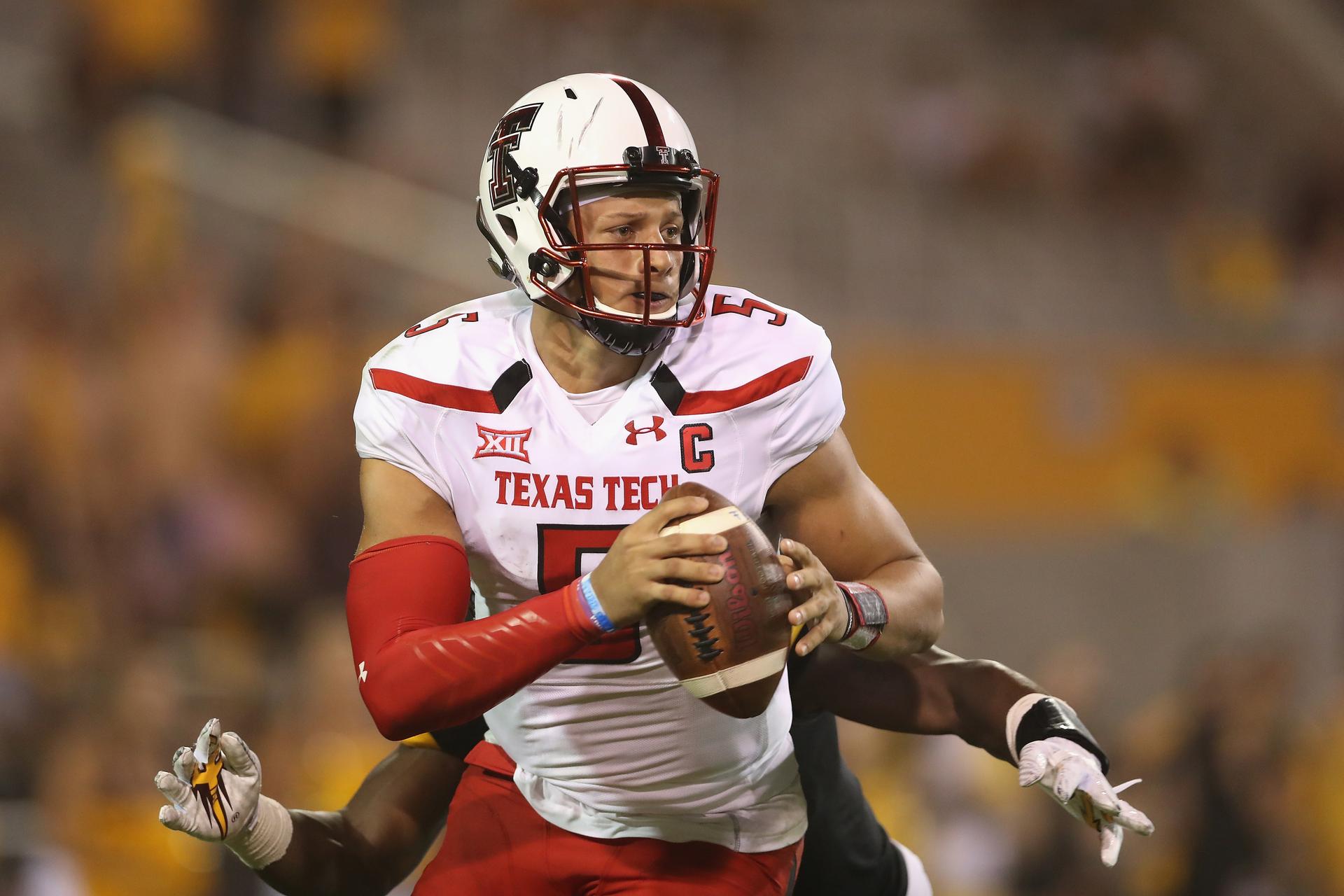 Patrick Mahomes, Quarterback dei Texas Tech College, 2015 NCAA