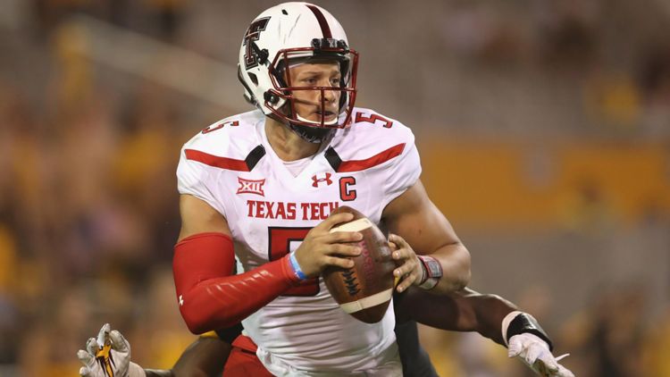 Patrick Mahomes, Quarterback dei Texas Tech College, 2015 NCAA
