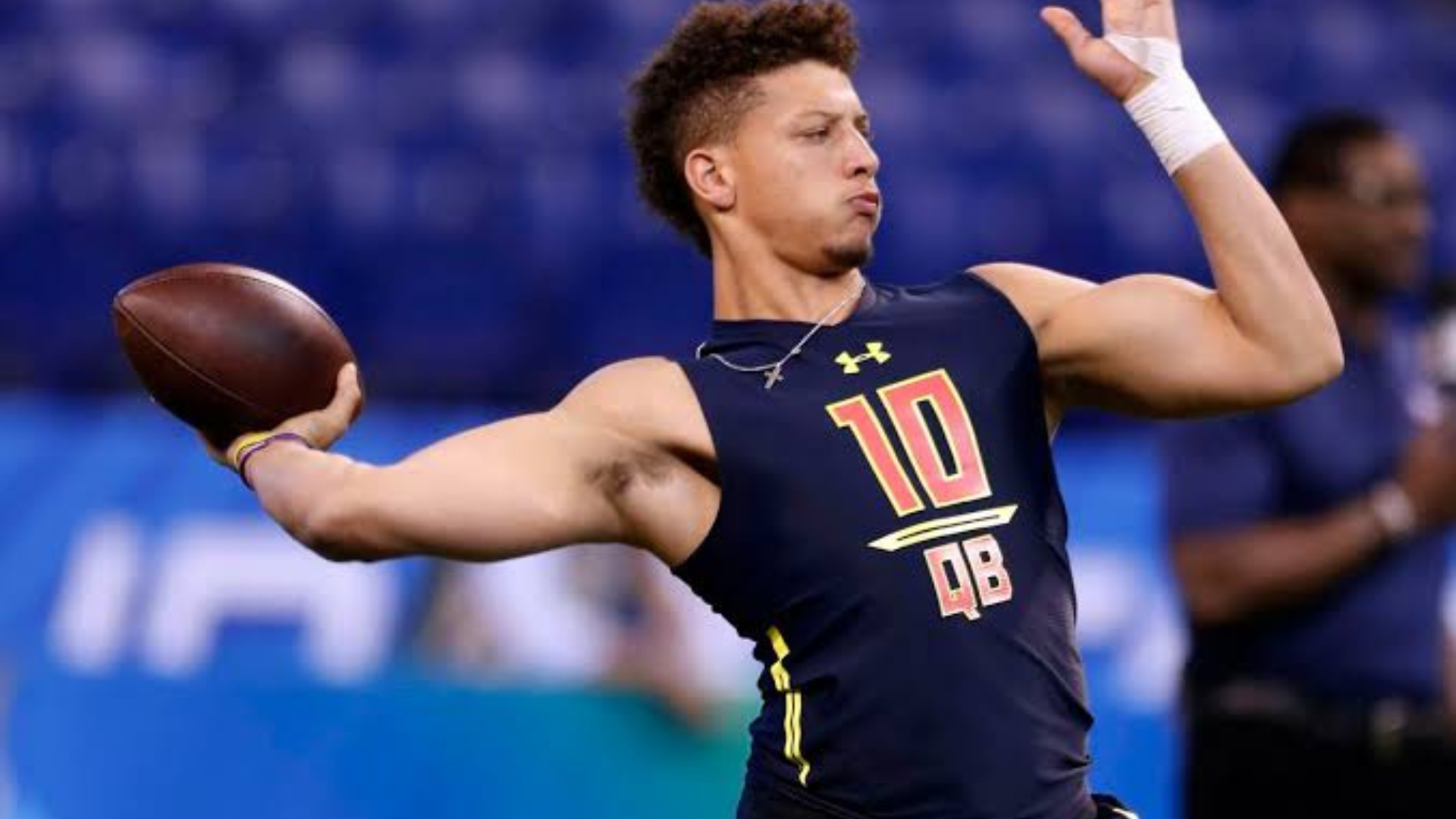 Patrick Mahomes at combine