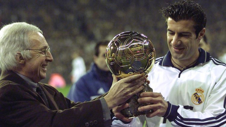 Figo Balón de oro, Real Madrid