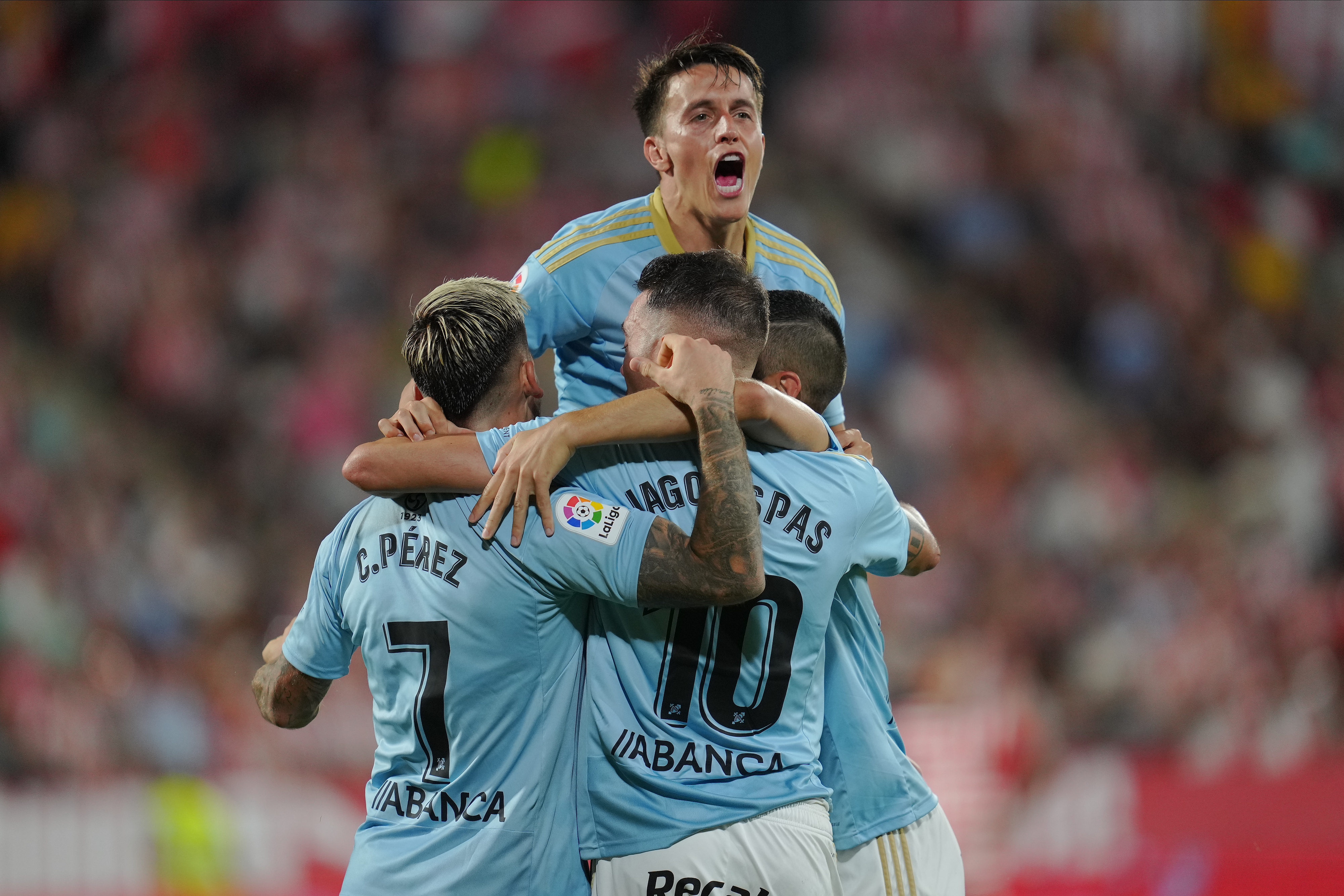 El Celta vence al Girona con gol de Iago Aspas