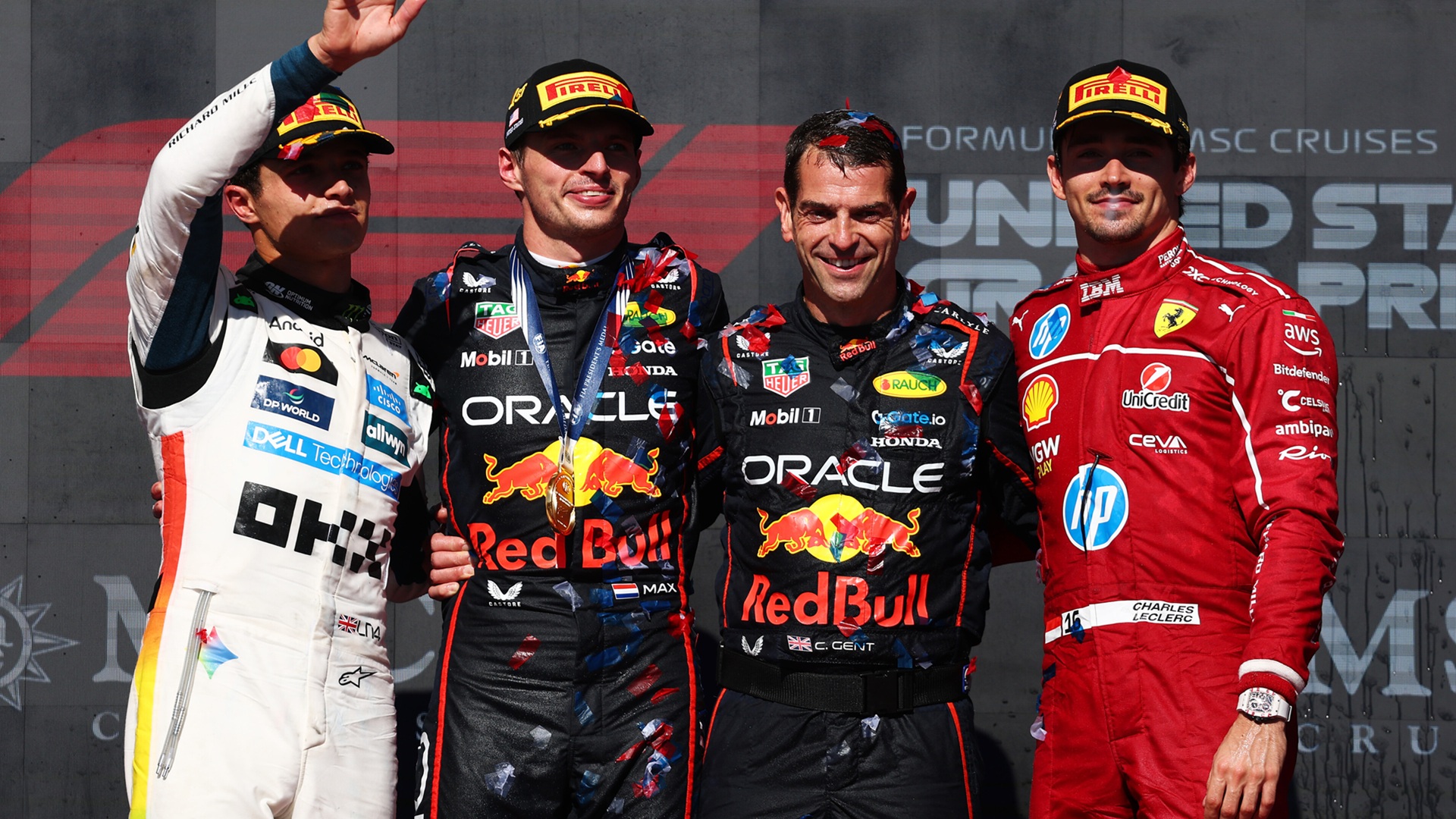 2025-10-19 Verstappen Norris Leclerc F1 Formula 1