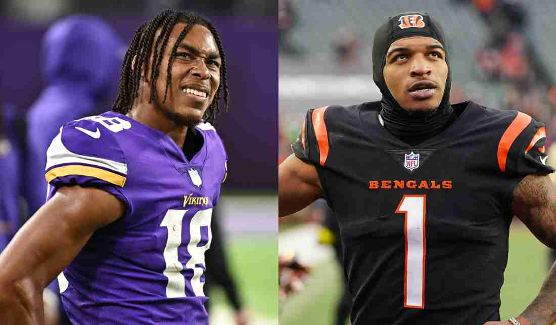 Ja'Marr Chase and Justin Jefferson