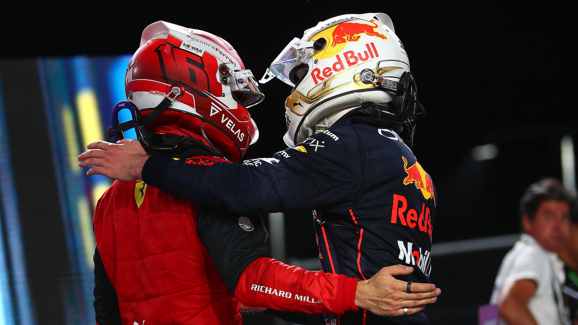 Charles Leclerc, Ferrari, Max Verstappen, Red Bull, F1, GP Arabia Saudí, Jeddah