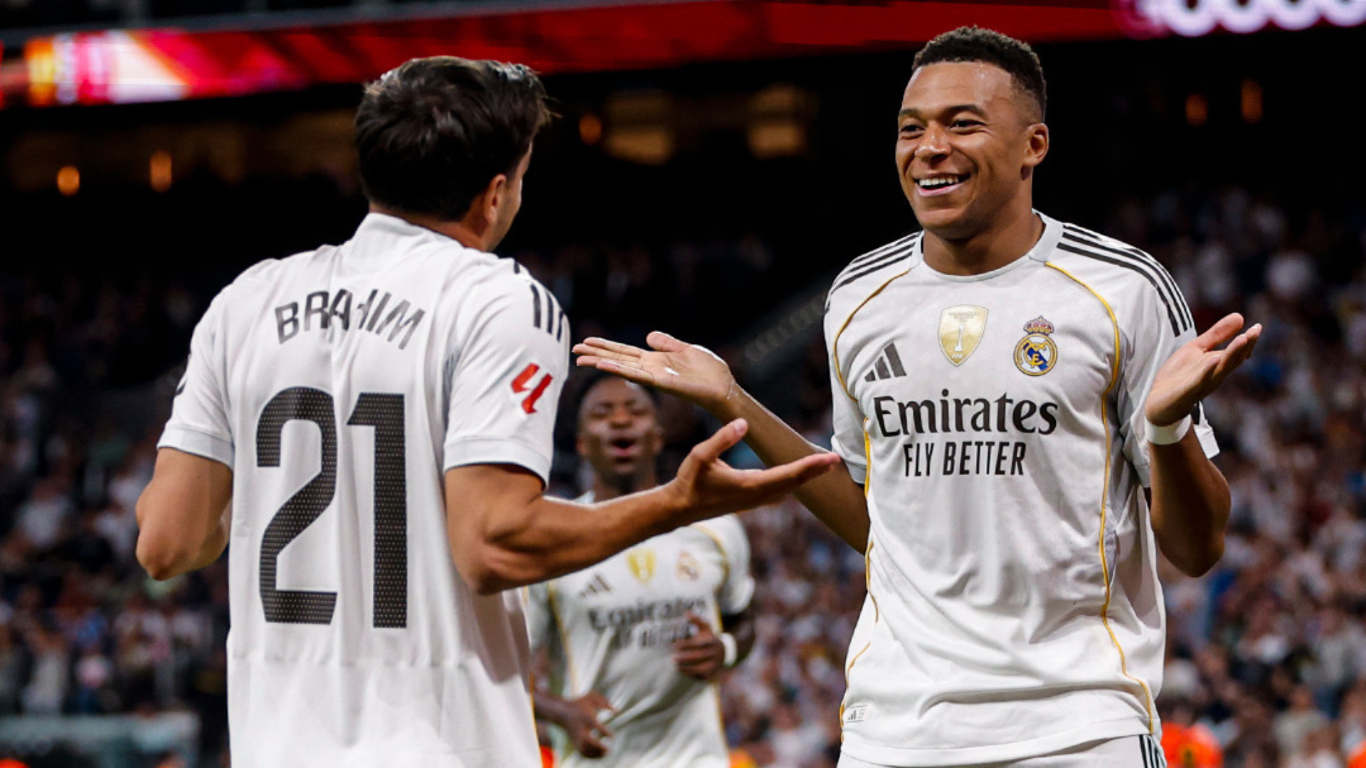 Kylian Mbappé, Brahim Díaz, Real Madrid