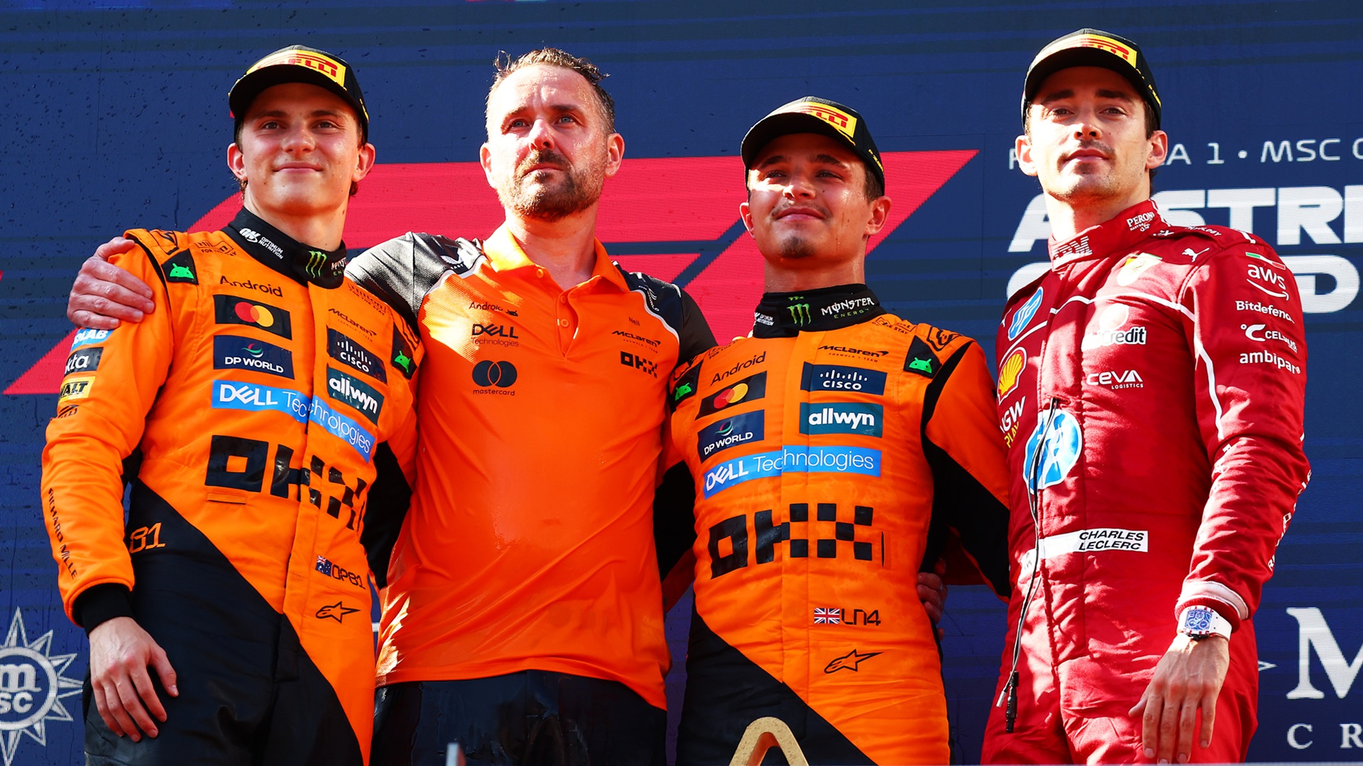 2025-06-29 Norris Piastri Leclerc F1 Formula 1