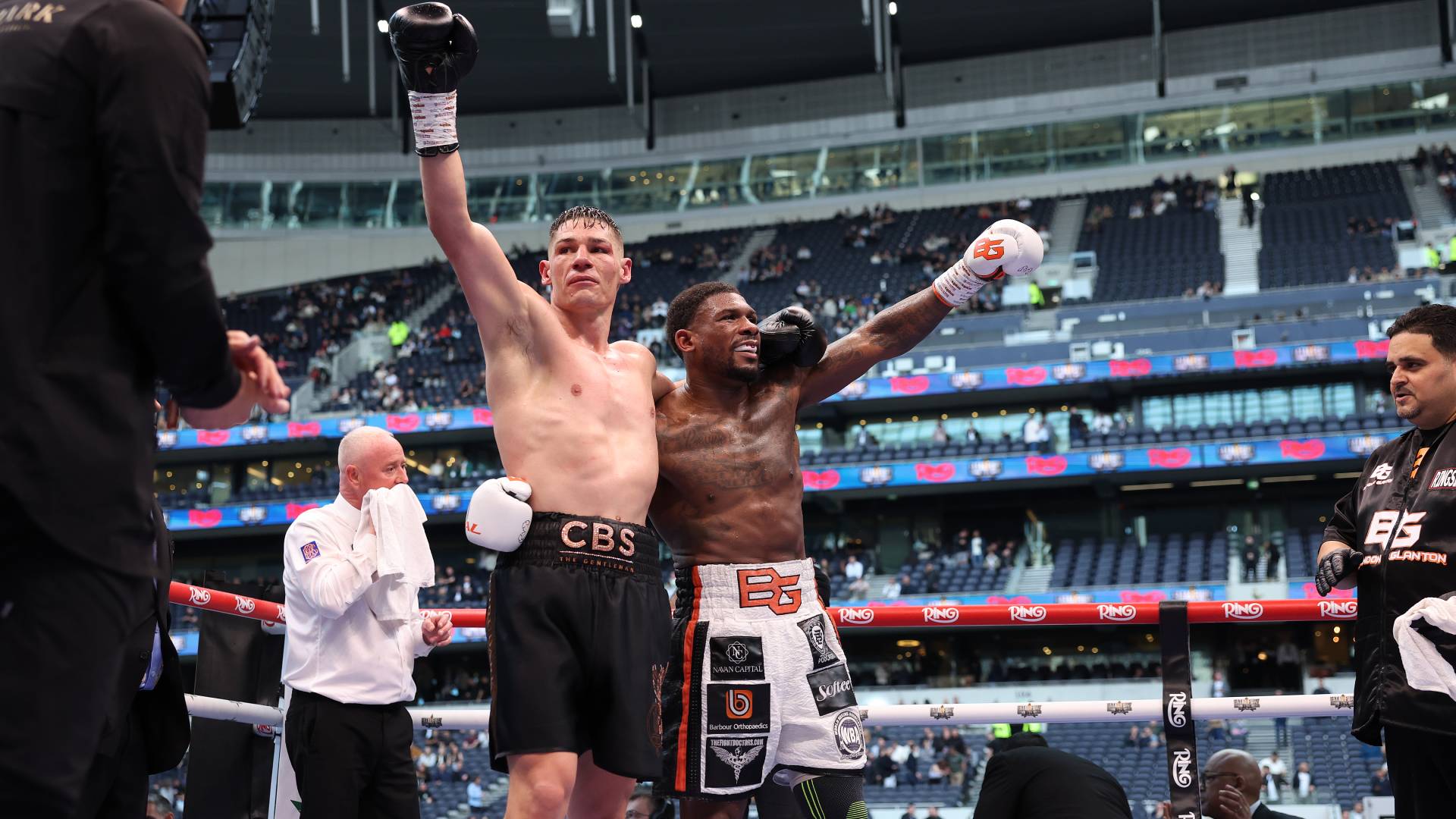 Chris Billam-Smith and Brandon Glanton post fight_26042025