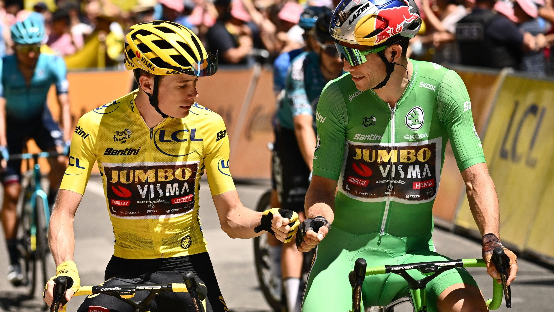 Tour de France 2022, Jonas Vingegaard e Wout van Aert