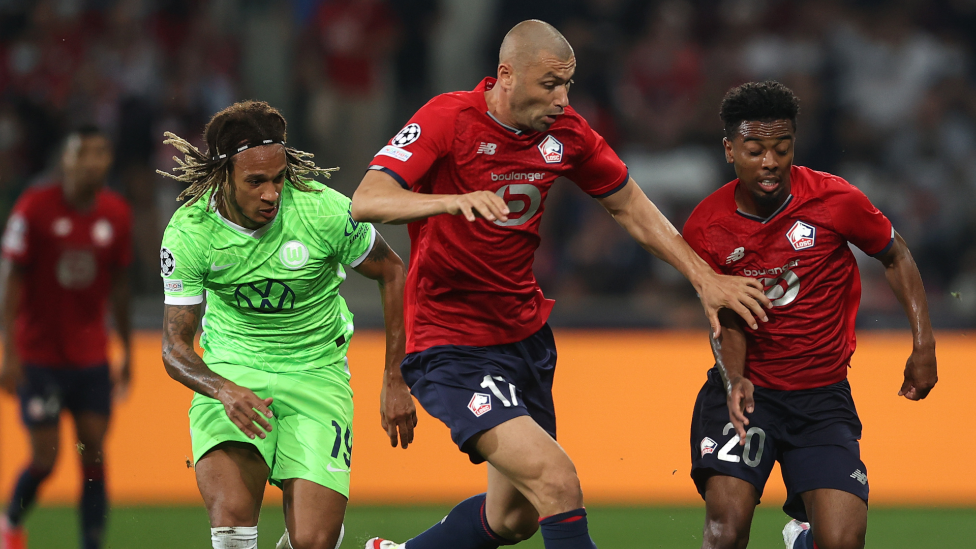 VfL Wolfsburg OSC Lille Burak Yilmaz Angel Gomes Kevin Mbabu UEFA Champions League