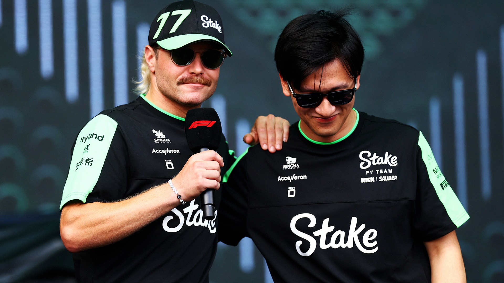 2024-11-03 Bottas Zhou Guanyu Sauber F1 Formula 1