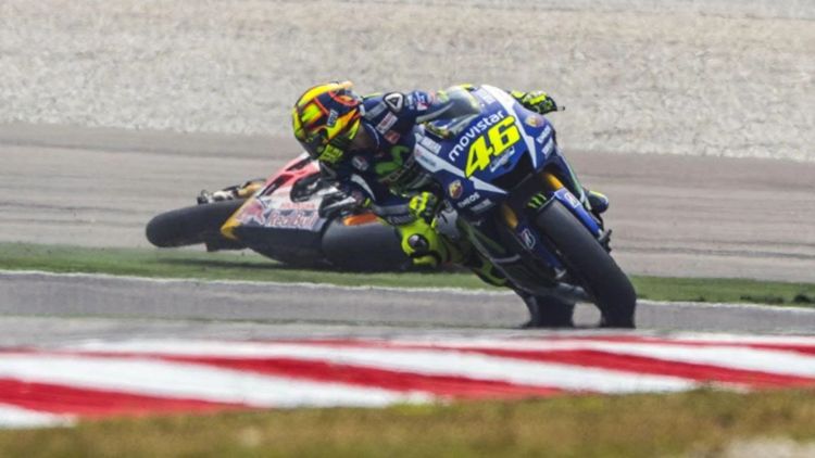 Valentino Rossi, Marc Márquez, Malasia 2015