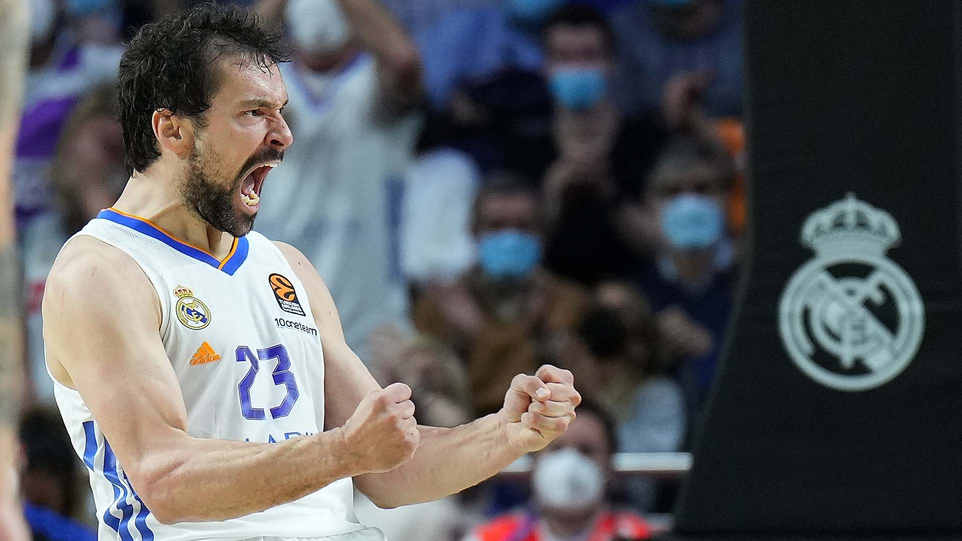 Sergio Llull, Real Madrid vs AX Arani Exchange Milan, Turkish Airlines EuroLeague 2021/2022, 10 marzo 2022