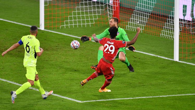 ONLY GERMANY FC Bayern München vs Atletico Madrid goal Kingsley Coman 21102020
