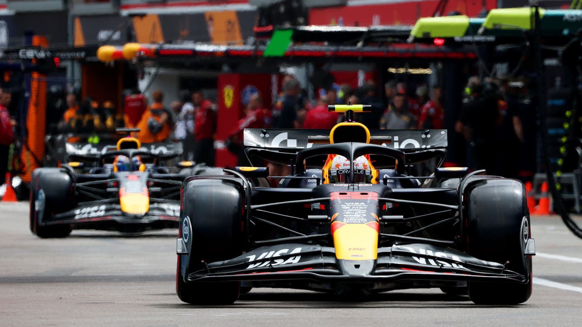 2025-05-23 Tsunoda Yuki Verstappen Red Bull F1 Formula 1