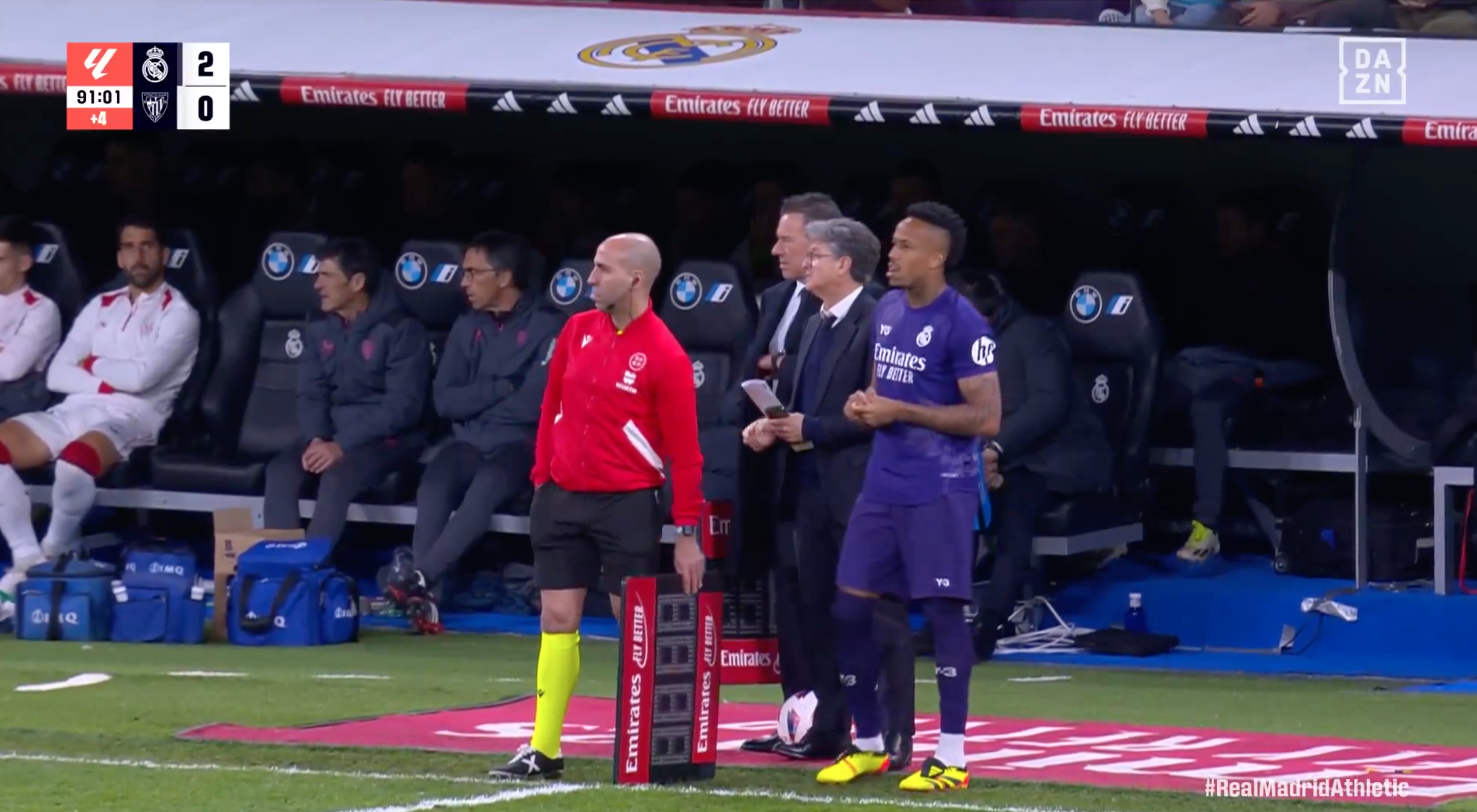 Regreso de Eder Militao ante el Athletic Club