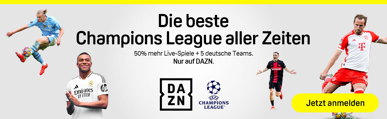 DAZN Champions League Banner Season Start 2024