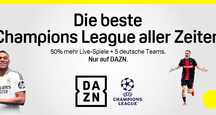 DAZN Champions League Banner Season Start 2024