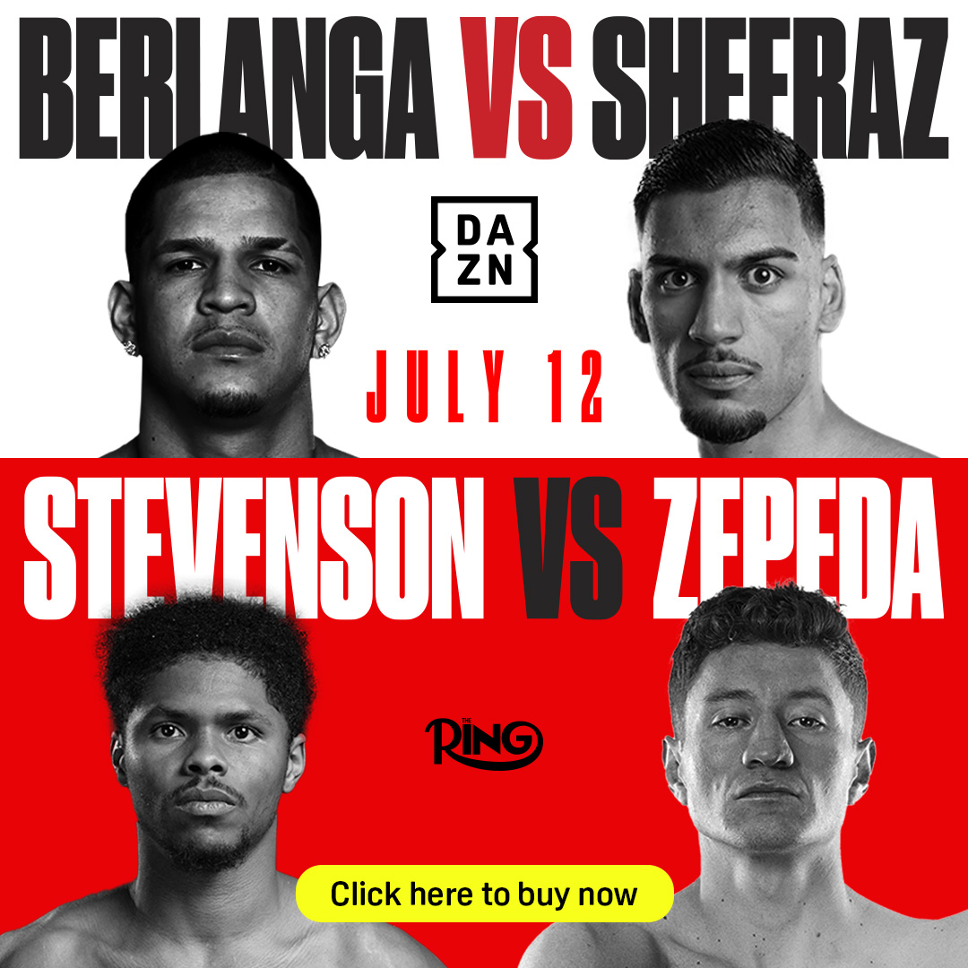 PPV - Stevenson vs. Zepeda, Berlanga vs. Sheeraz