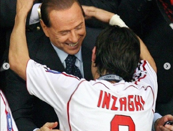 Inzaghi e Berlusconi
