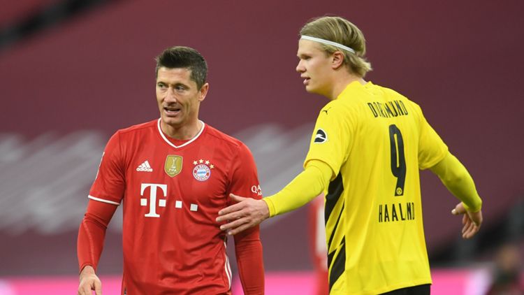 Bayern München Borussia Dortmund Robert Lewandowski Erling Haaland