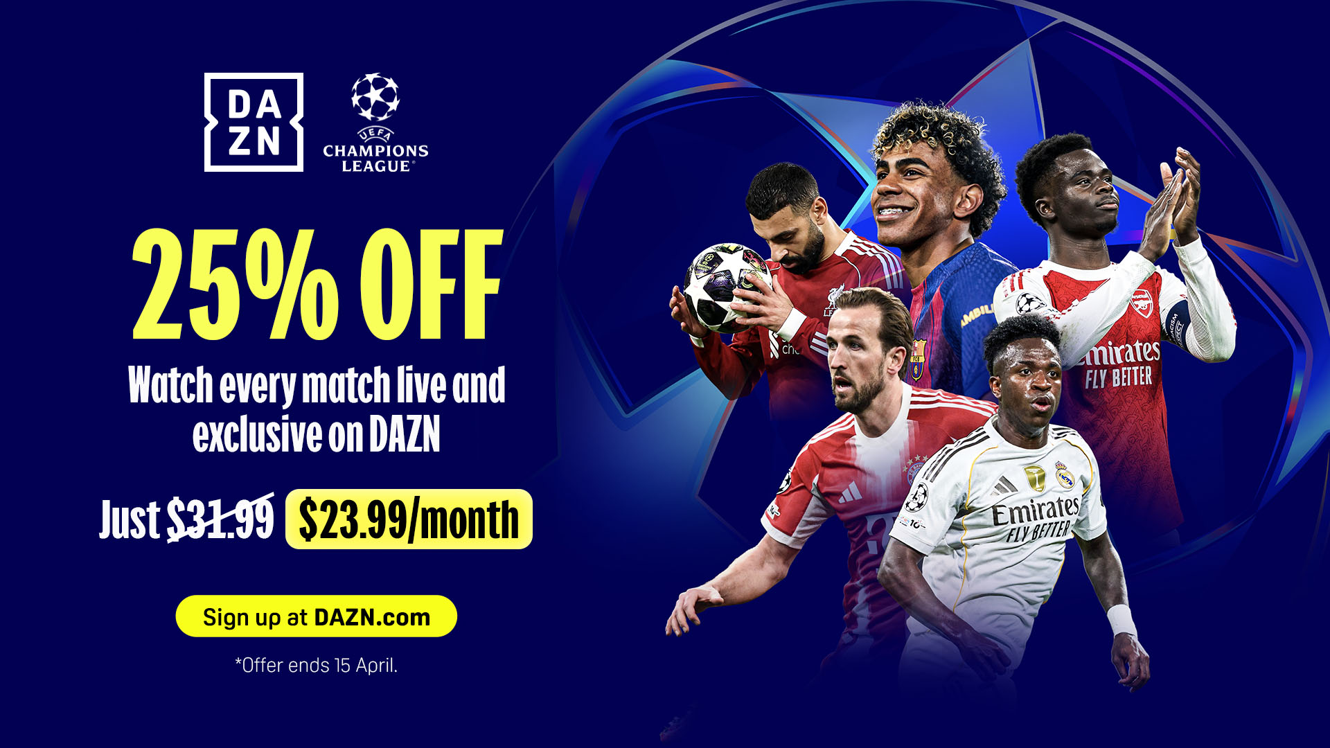 Champions League NZ offer