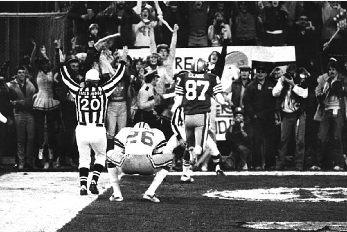 The Catch - il touchdown di Dwight Clark per San Francisco nel 1980