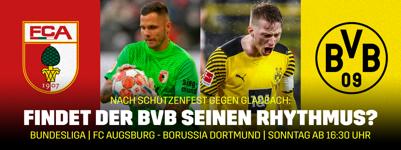 Banner Augsburg BVB Bundesliga 27022022
