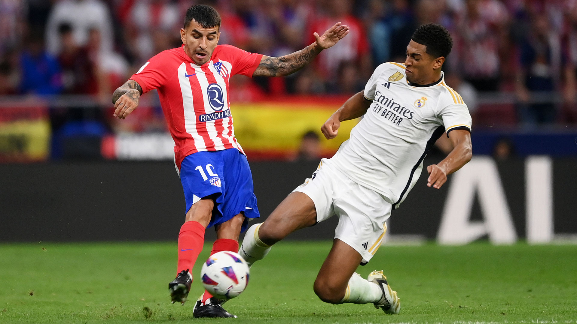 Real Madrid Atletico Madrid Jude Bellingham Angel Correa Derbi madrileno 24092023