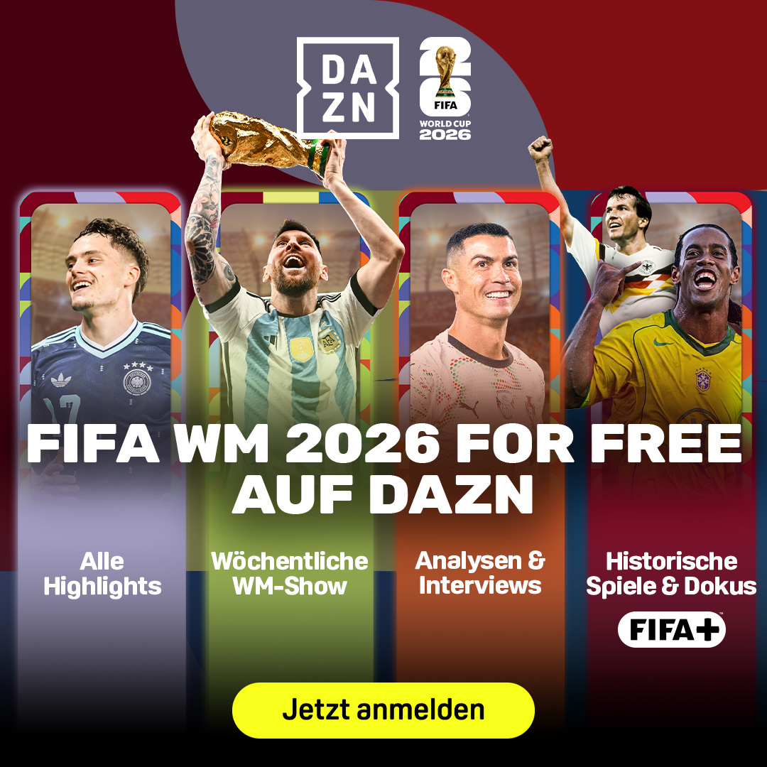 FIFA WM 2026 Banner DAZN