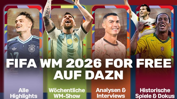 FIFA WM 2026 Banner DAZN