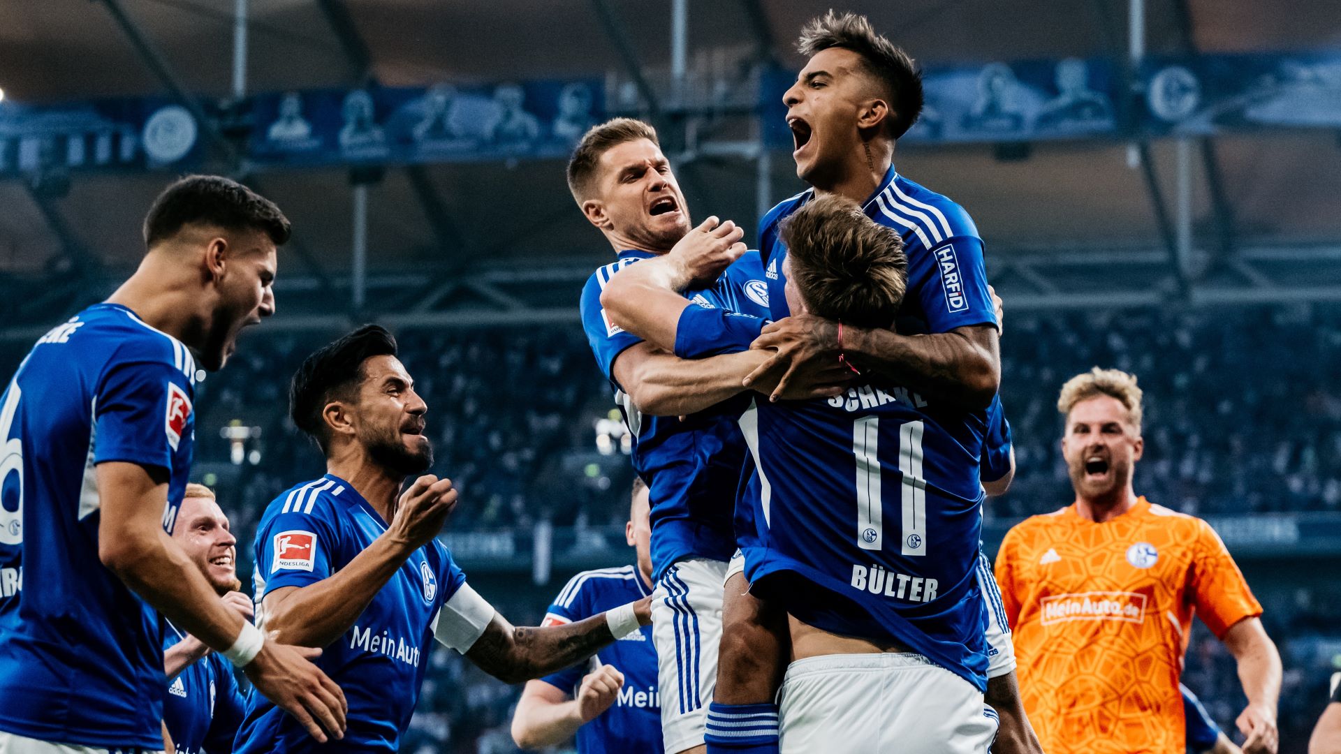 FC Schalke 04 Terodde Bülter Zalazar Fährmann 13082022
