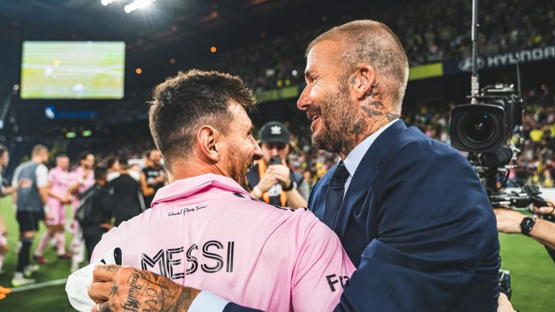 David Beckham, Leo Messi