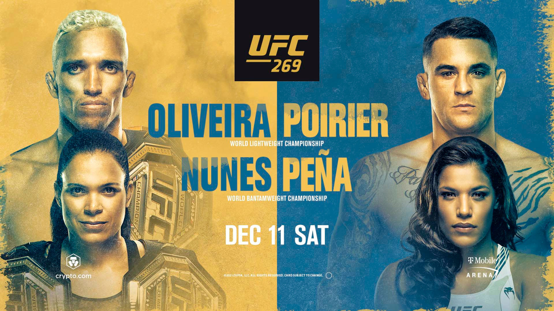 UFC 269 Charles Oliveira Dustin Poirier 09122021