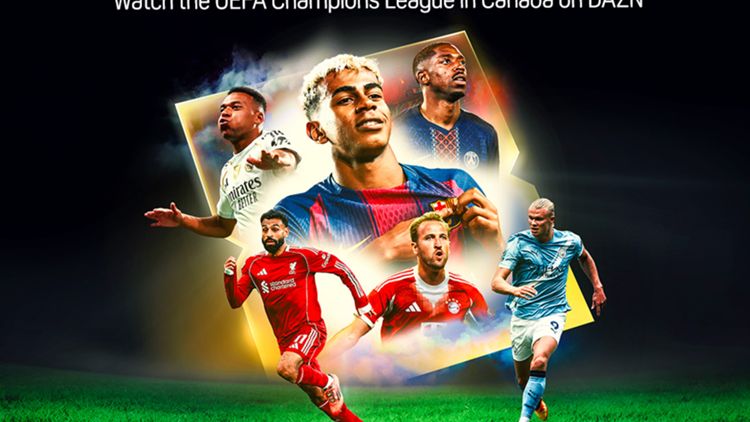 Watch the Champions League in Canada on DAZN