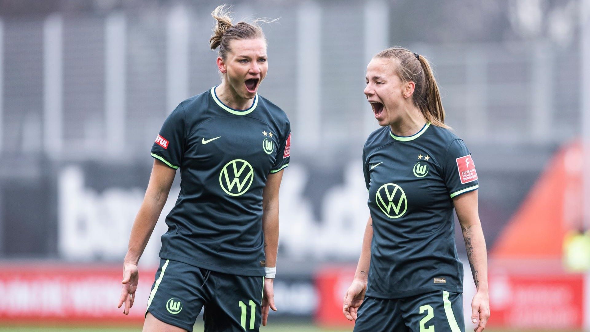 VfL Wolfsburg Frauen Popp Wilms Women's Champions League 12032023