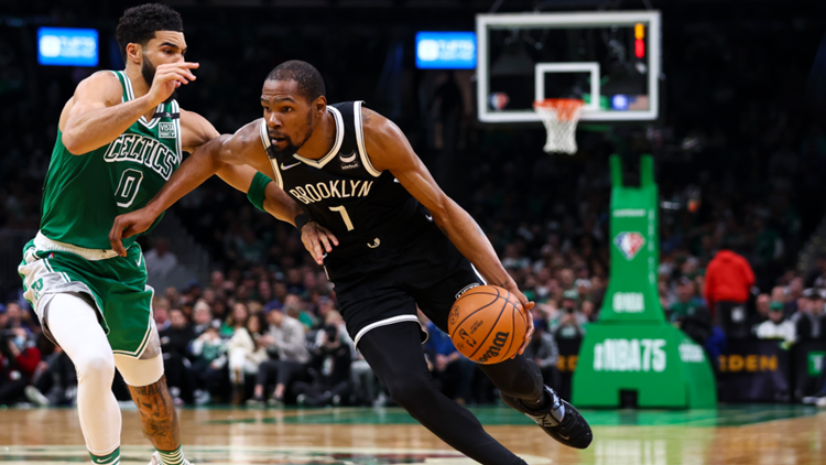 Kevin Durant Jason Tatum Boston Celtics Brooklyn Nets NBA 632022