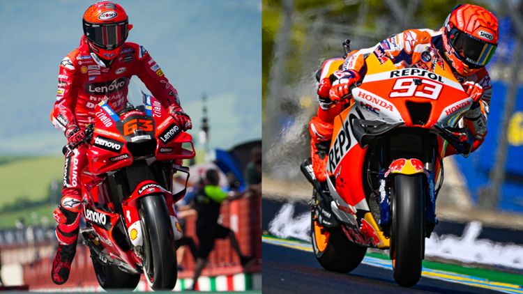 Pecco Bagnaia, Marc Márquez, MotoGP 2022