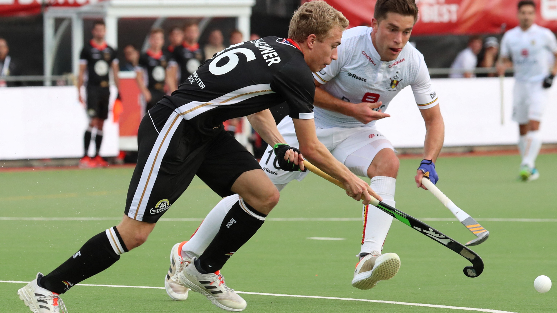 Feldhockey Deutschland vs. Belgien FIH Pro League Niklas Bosserhoff Cedric Charlier 17102021
