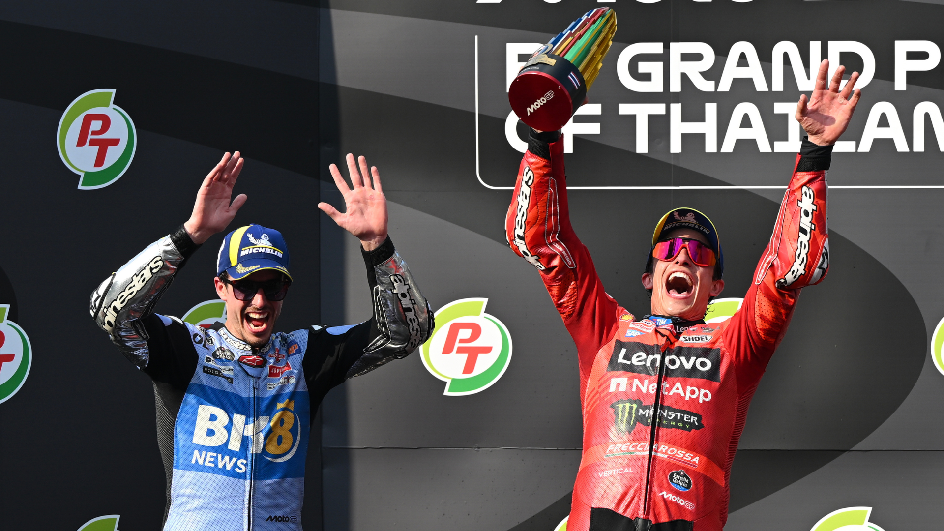 Marc Márquez y Álex Márquez, GP Tailandia 2025