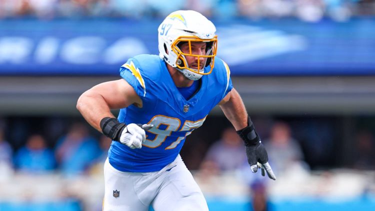 Joey Bosa #97 of the Los Angeles Chargers