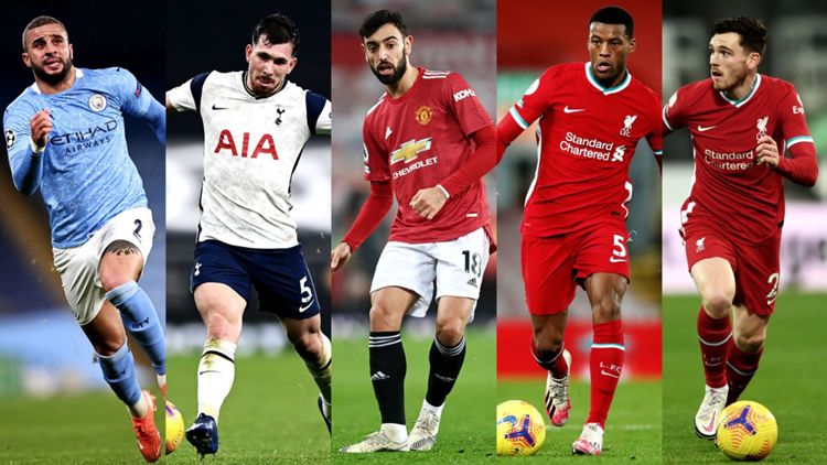 2021-01-18-walker-hojbjerg-fernandes-wijnaldum-rovertson