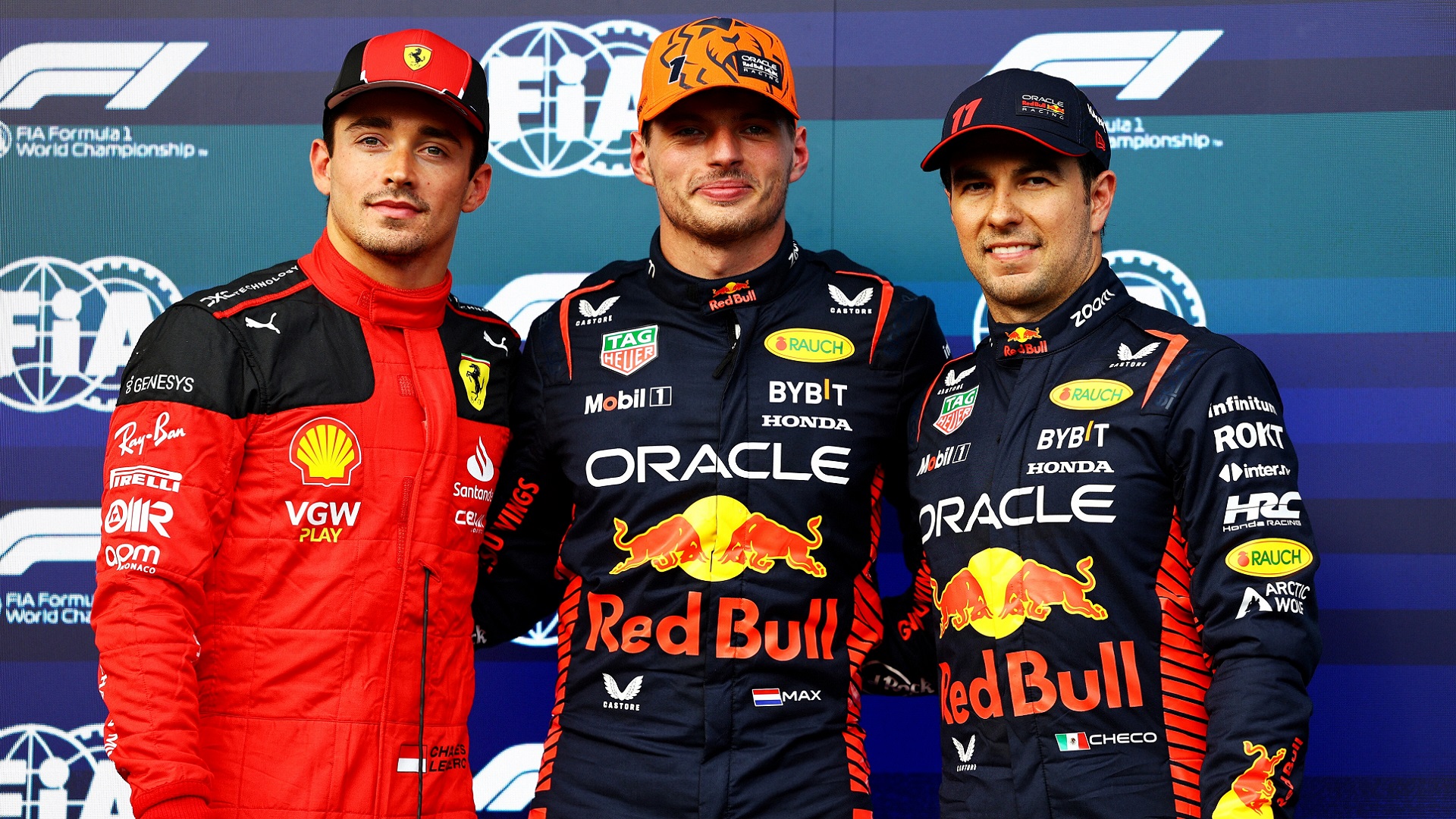 2023-07-28 Verstappen Max Leclerc Perez F1 Formula 1