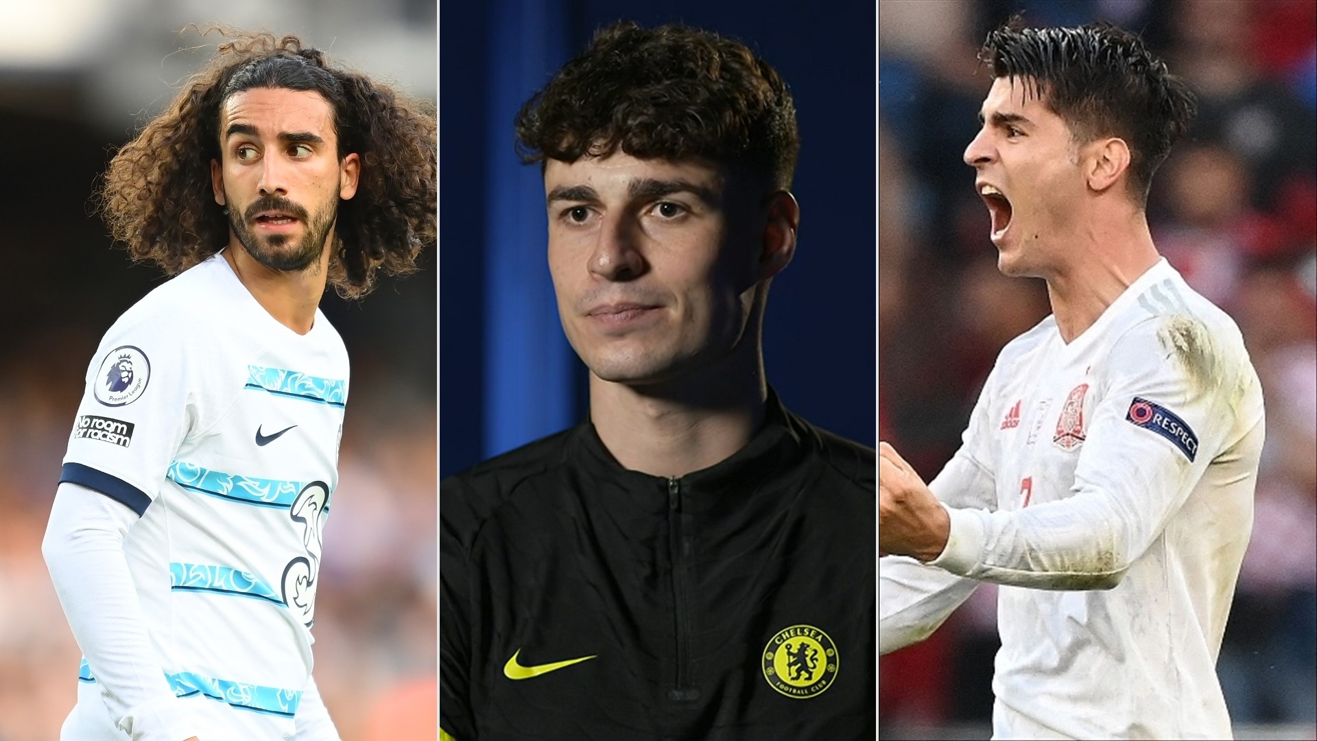 Marc Cucurella Kepa Arrizabalaga Álvaro Morata