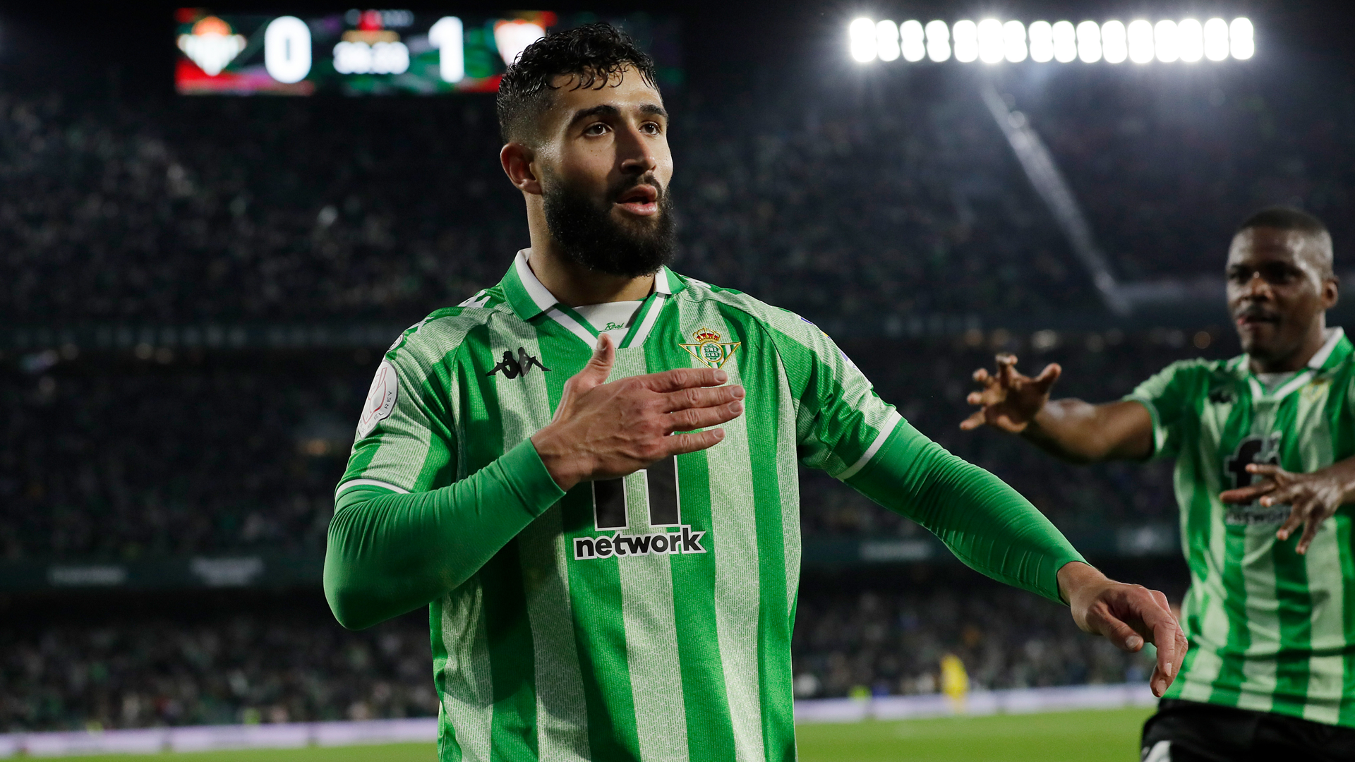 Nabil Fekir, Real Betis vs Sevilla FC, Copa del Rey 2021/2022, 15 enero 2022,